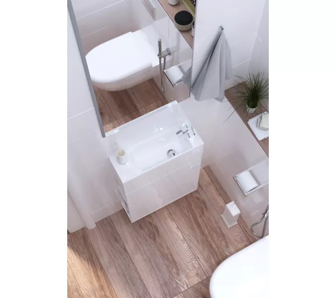 Тумба с раковиной 1Marka Stretto, Выбрать размер: 50, изображение 5