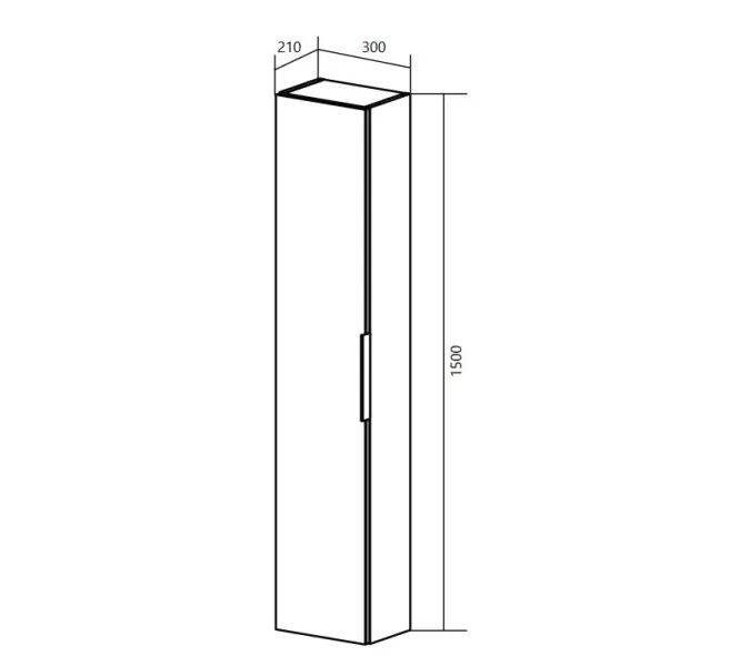 Пенал подвесной 1Marka Lina, изображение 6