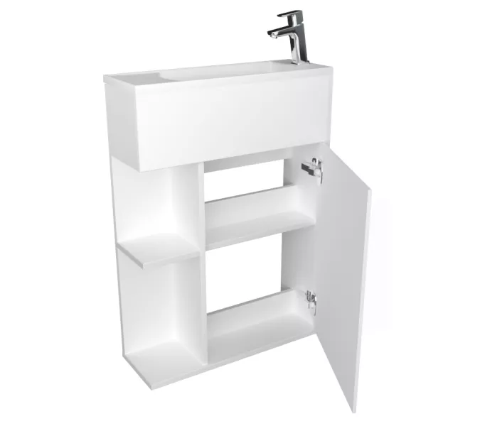 Тумба с раковиной 1Marka Stretto, Выбрать размер: 50, изображение 2