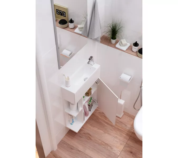 Тумба с раковиной 1Marka Stretto, Выбрать размер: 50, изображение 7