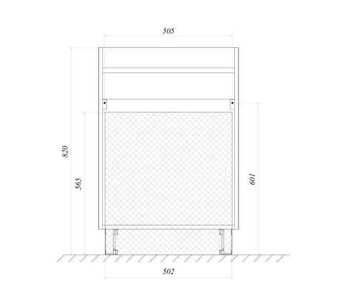 Тумба напольная без раковины 1Marka Кода, Выбрать размер: 60, изображение 10