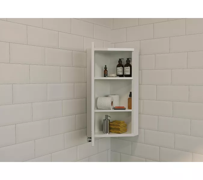 Шкаф угловой подвесной 1Marka Story, Ориентация: левая, изображение 2