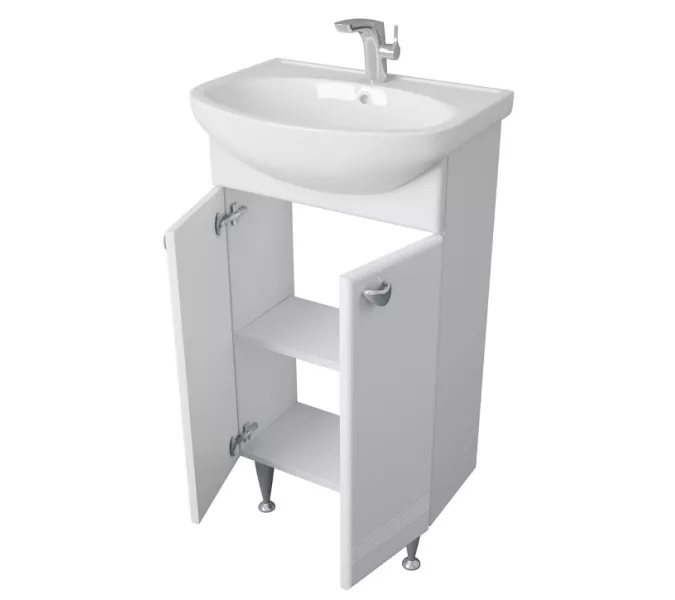 Тумба напольная без  раковины 45/50 1Marka Story с дверцами, Выбрать размер: 45, изображение 2