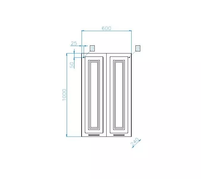 Подвесной шкаф Style Line Альба, изображение 6