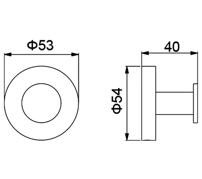 Крючок Timo Saona 13011, Выбрать цвет: Черный, изображение 3