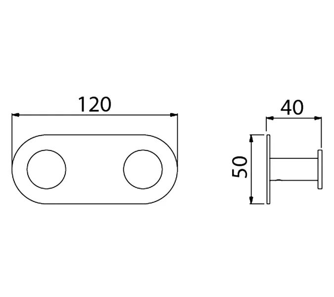 Вешалка на два крючка Timo Saona 13014/03, изображение 3