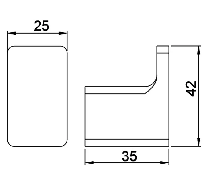Крючок Timo Selene, Выбрать цвет: Черный, изображение 3