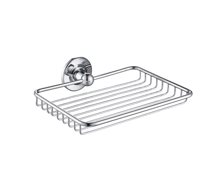 Полка для мочалок прямоугольная Timo Nelson, Выбрать цвет: Хром