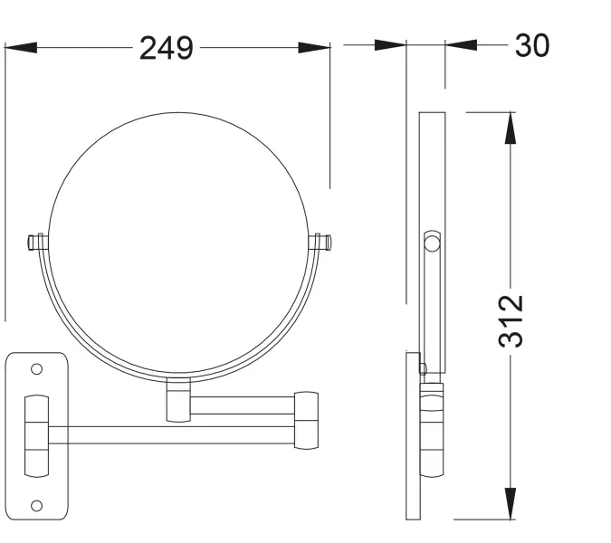 Зеркало Timo Selene 17076/17, изображение 2