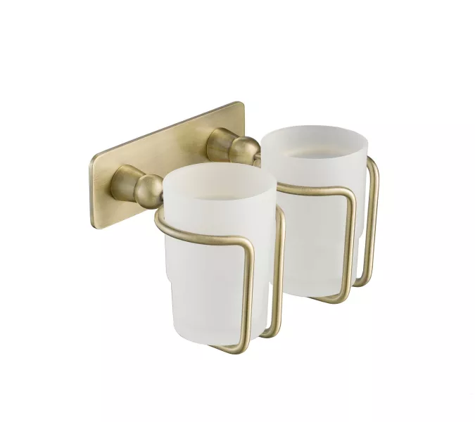 Стакан для зубных щеток двойной Timo Nelson, Выбрать цвет: Антик