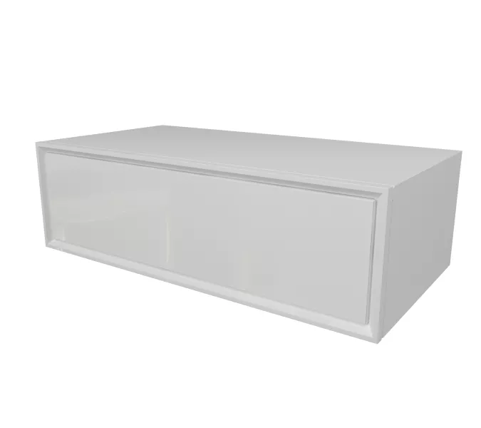 Тумба подвесная нижняя 1 Marka  Milacco, Выбрать цвет: Белый