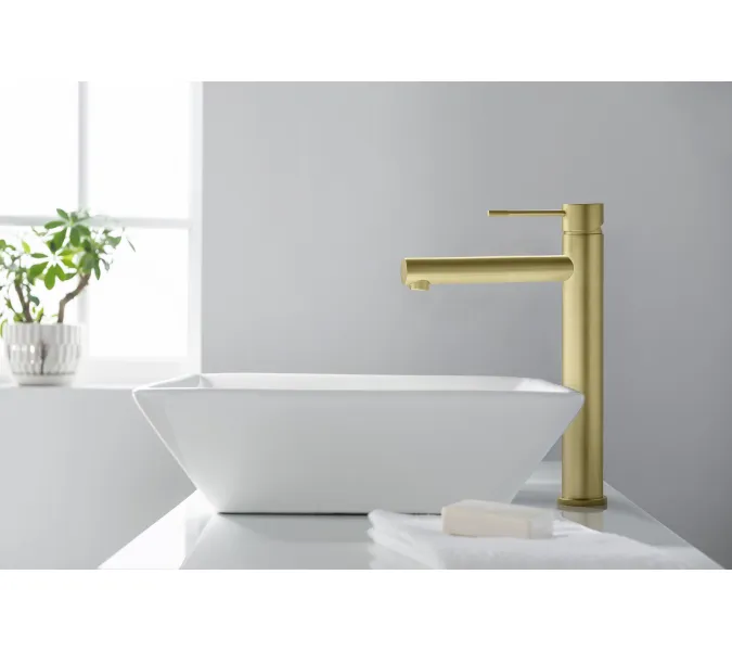 Смеситель для раковины-чаши Timo Saona 2311, Выбрать цвет: Золото, изображение 2