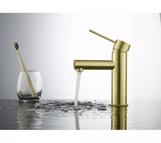 Смеситель для раковины Timo Saona 2361/17F, Выбрать цвет: Золото, изображение 2