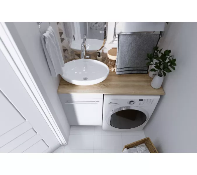 Тумба под столешницу  48Н 1д.  без раковины 1Marka Wash, изображение 2