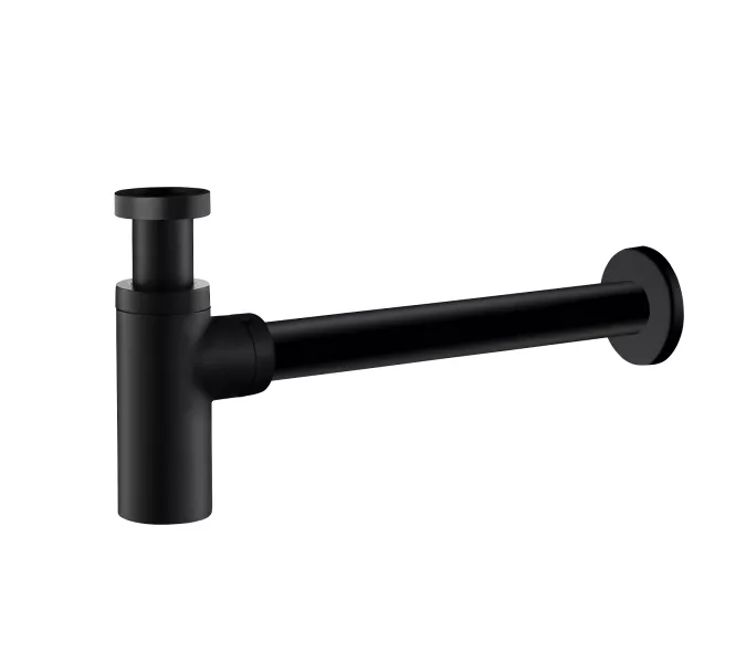 Сифон для раковины Timo 958/03L, Выбрать цвет: Черный