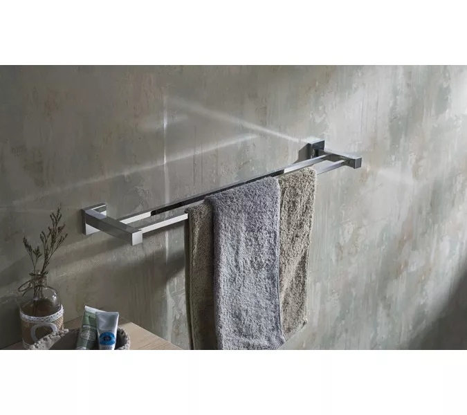 Полотенцедержатель двойной Timo Selene, Выбрать цвет: Хром, изображение 2