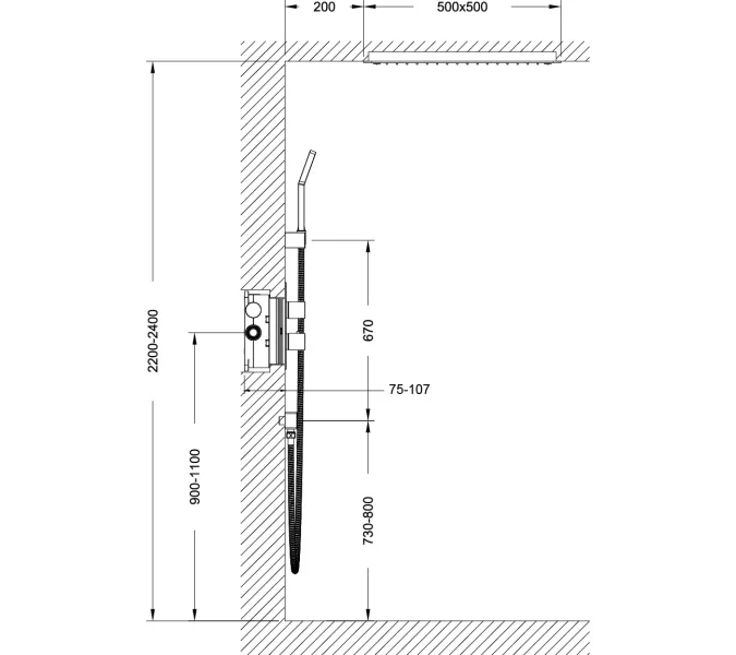 Душевая система встроенная с термостатом Timo Petruma SX-5029/17SM золото матовое, изображение 4