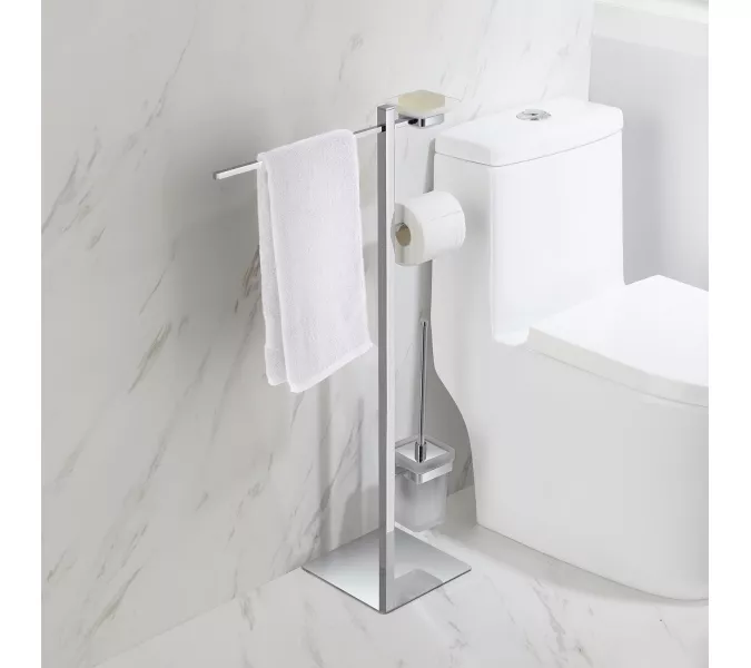 Стойка в ванную комнату Timo Selene, Выбрать цвет: Хром, изображение 4