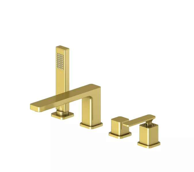 Смеситель врезной для ванны с душем Timo Torne 4330/17Y, Выбрать цвет: Золото