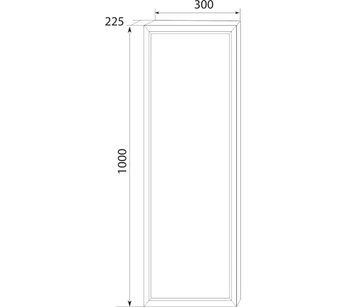 Пенал подвесной Marka One Milacco , Ориентация: левая, Выбрать цвет: Черный камень, изображение 4