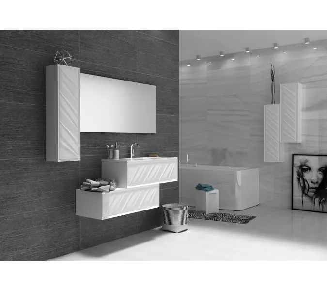 Пенал подвесной 1Marka Glace , Ориентация: левая, изображение 2