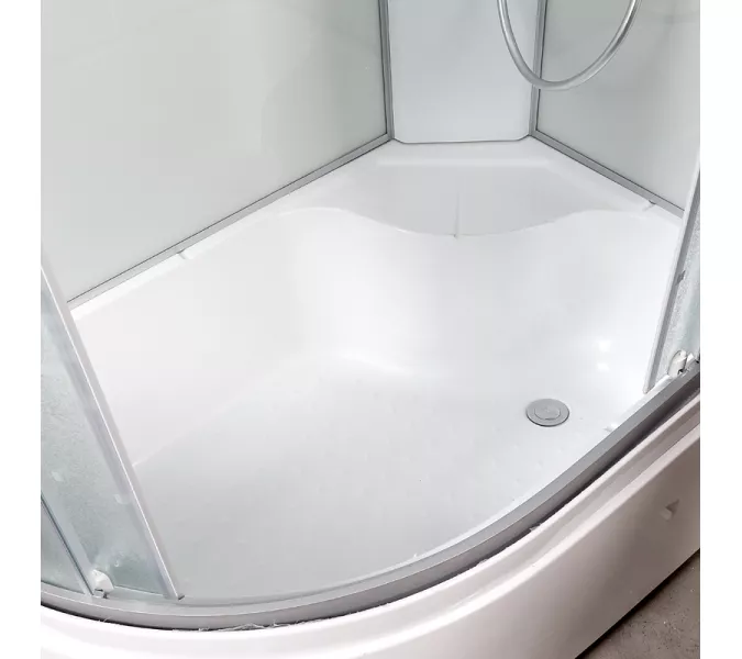 DTO Душевая кабина L920 , с рисунком , хром, 120*80, Ориентация: правая, Комплектация: стандартная, изображение 9