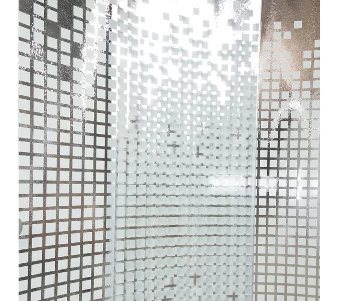 DTO Душевая кабина L920 , с рисунком , хром, 120*80, Ориентация: правая, Комплектация: стандартная, изображение 7