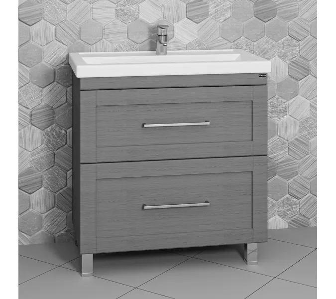 Тумба напольная СанТа Венера, Выбрать цвет: дуб серый