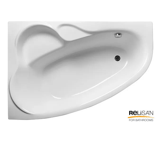 Ванна  акриловая Relisan Ariadna L/R, Выбрать размер: 135х95, Ориентация: левая, изображение 3