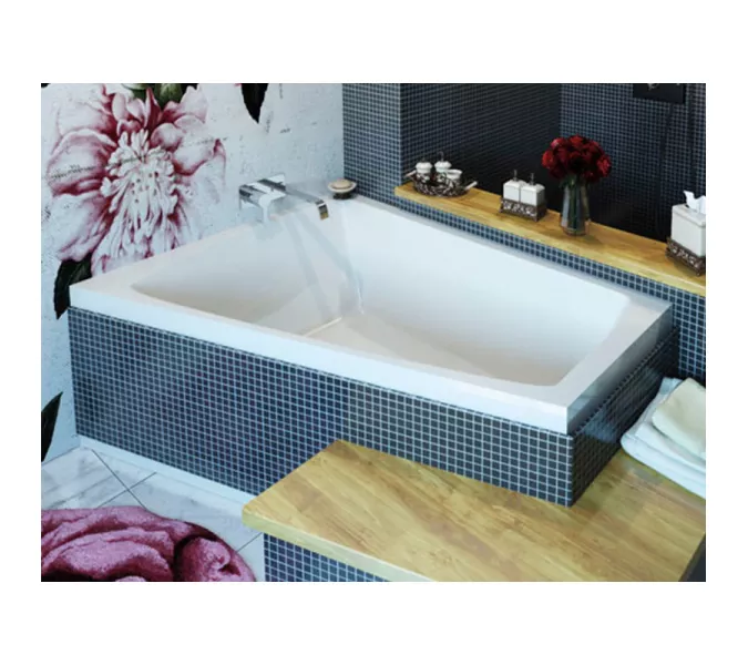 Ванна  акриловая Vayer Trinity L/R, Выбрать размер: 160х120, Ориентация: левая