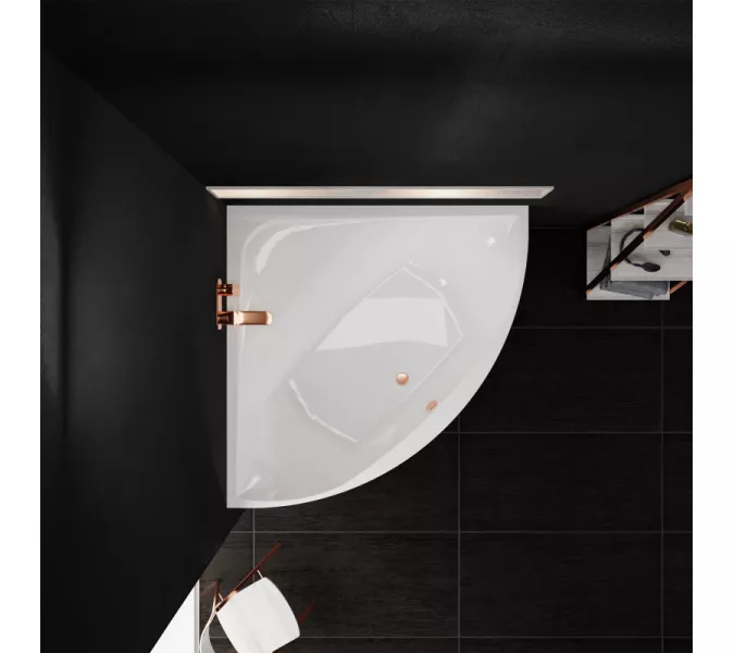 Ванна  акриловая угловая Vayer Boomerang, Выбрать размер: 140*140, изображение 4