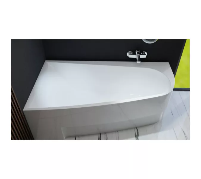 Ванна  акриловая ассиметричная Vayer Boomerang, Выбрать размер: 150*90, Ориентация: левая