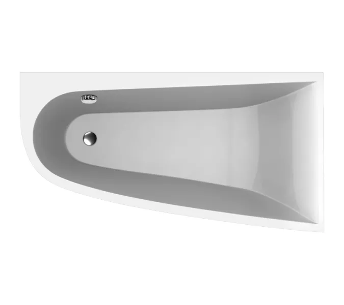 Ванна  акриловая ассиметричная Vayer Boomerang, Выбрать размер: 150*90, Ориентация: левая, изображение 2