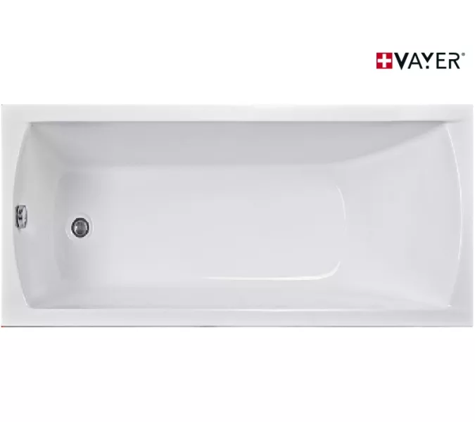 Ванна  акриловая Vayer Milana, Выбрать размер: 155х70, изображение 4