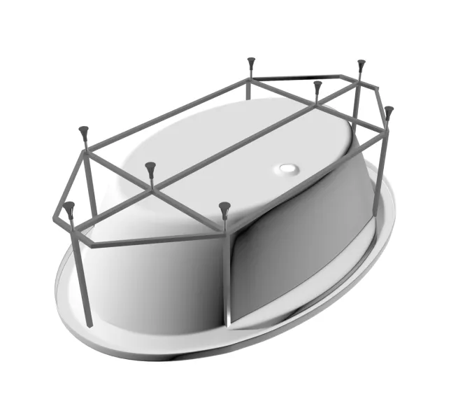 Ванна  акриловая Vayer Opal 180*120, изображение 7