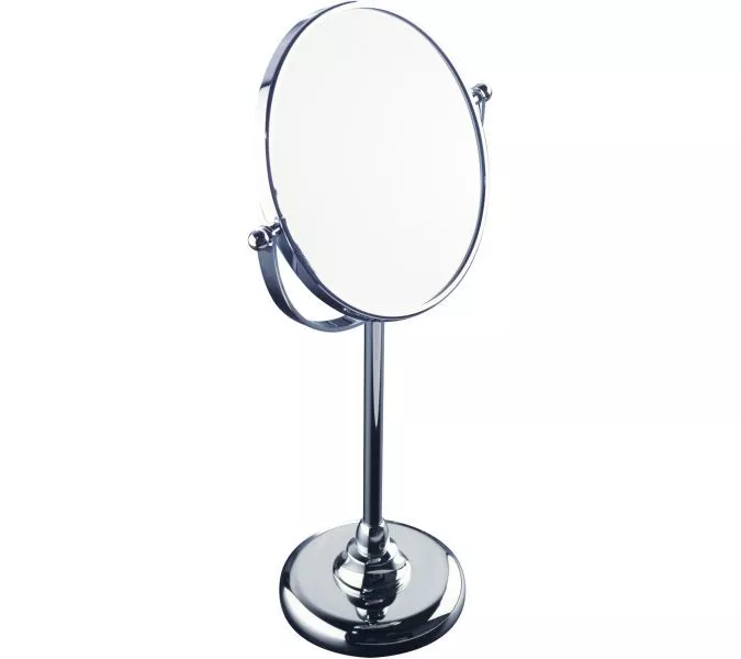 Stil Haus  настольное круглое поворотное косметическое зеркало (3x)   хром, изображение 2