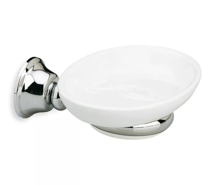 Stil Haus Smart  настенная керамическая мыльница   хром - белая керамика, изображение 2