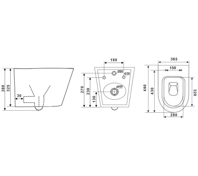 Унитаз подвесной Timo Keramiikka INARI TK-503, изображение 2