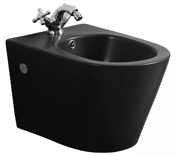 Биде подвесное Timo Keramiikka INARI TK-504, Выбрать цвет: Черный