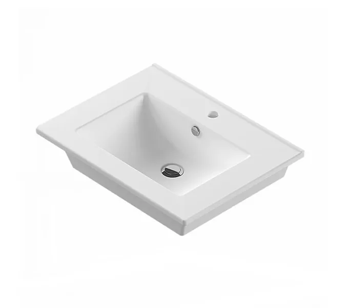 COMFORTY. Тумба-умывальник "Марио-60/75 " дуб дымчатый /сосна с раковиной Quadro 60/75, Выбрать размер: 60, Выбрать цвет: Дуб дымчатый, Комплектация: раковина Quadro 60, изображение 8