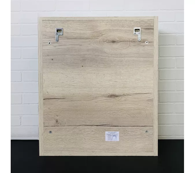 Зеркало-шкаф Comforty Марио, Выбрать размер: 60, Выбрать цвет: Дуб дымчатый, изображение 5