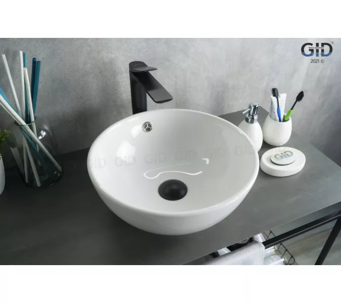 Накладная белая раковина для ванной Gid N9002, изображение 2