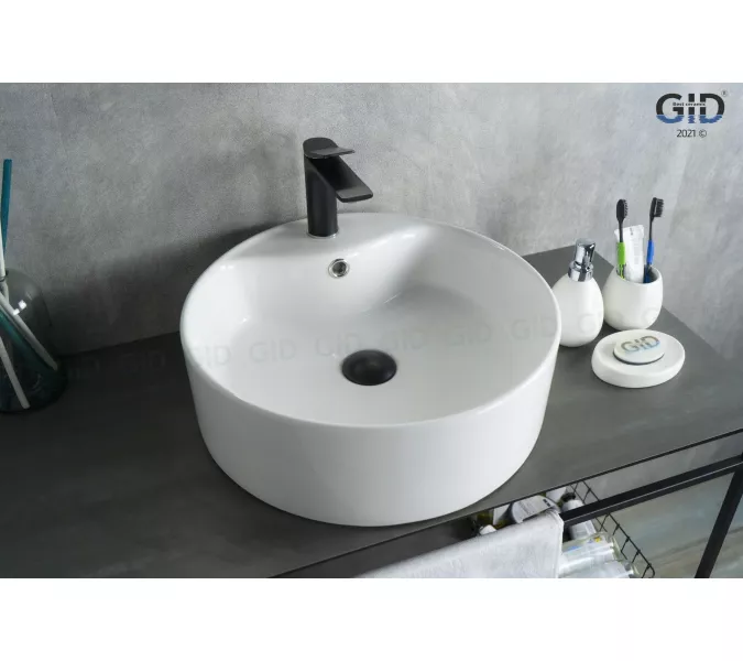 Накладная белая раковина для ванной Gid N9008b, изображение 2