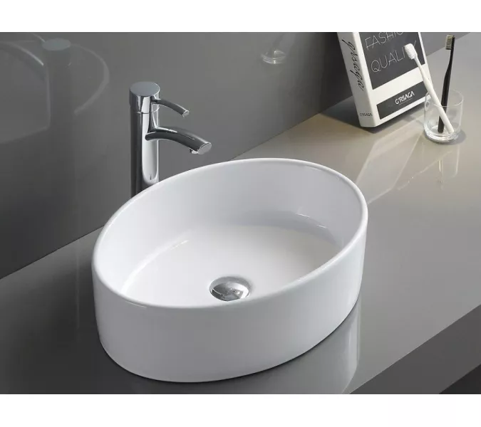 Накладная белая раковина для ванной Gid N9012