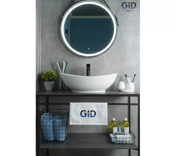 Накладная белая раковина для ванной Gid N9019, изображение 2