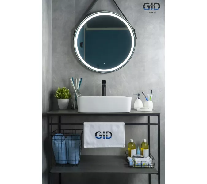 Накладная белая раковина для ванной Gid N9103, Выбрать цвет: Белый, изображение 3