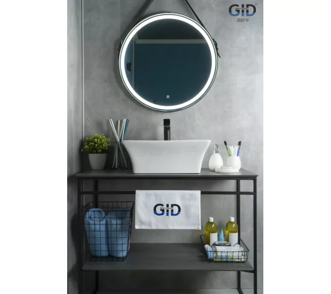 Накладная белая раковина для ванной Gid N9108, изображение 3