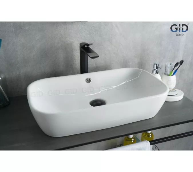 Накладная белая раковина для ванной Gid N9217
