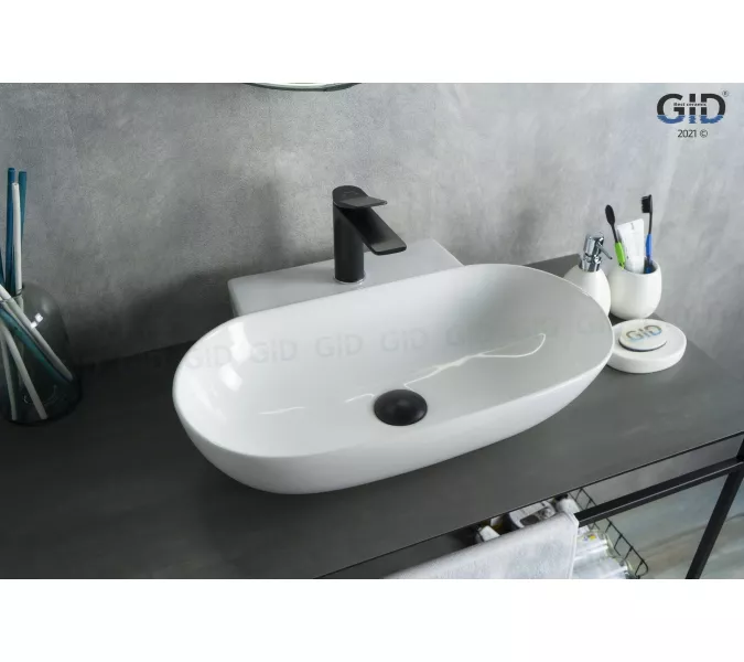 Накладная белая раковина для ванной Gid N9234