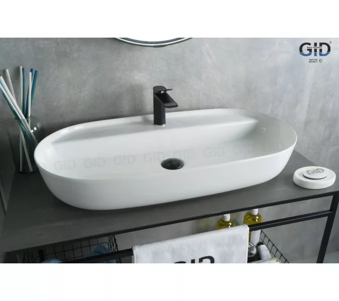 Накладная белая раковина для ванной Gid N9347